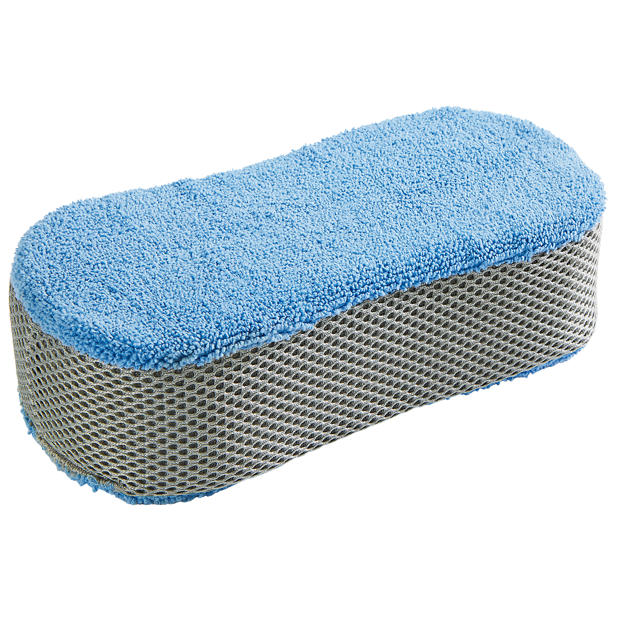 Ironton Microfiber Sponge with Scrubber, 9.05in.L x 4.33in.W